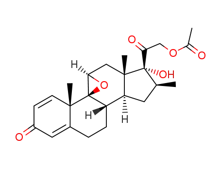 21-acetoxy-9,11β-epoxy-17-hydroxy-16β-methyl-9β-pregna-1,4-diene-3,20-dione