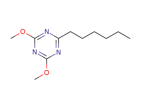 2-n-hexyl-4,6-dimethoxy-1,3,5-triazine