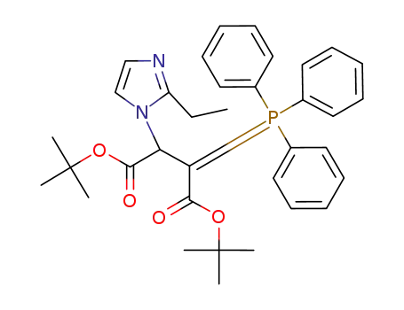 di-tert-butyl 2-(2-ethylimidazol-1-yl)-3-(triphenylphosphoranylidene)butanedioate