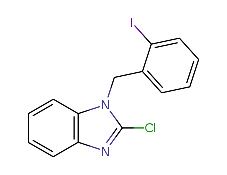 2-chloro-1-[(2-iodophenyl)methyl]-1H-benzo[d]imidazole