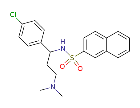 N-[1-(4-chlorophenyl)-3-dimethylaminopropyl]-2-naphthyl-sulfonamide