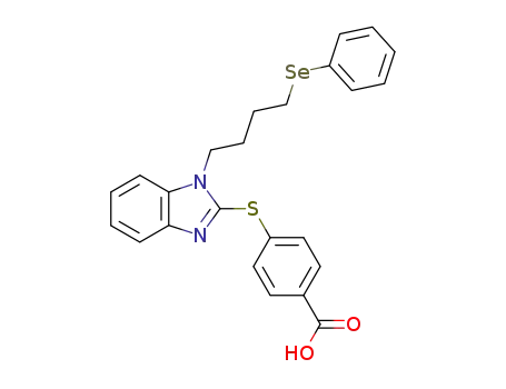 4-({1-[(4-phenylselanyl)butyl]-1H-benzo[d]imidazol-2-yl}sulfanyl)benzoic acid