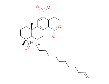 N-(10'-undecenyl)-12,14-dinitrodehydroabietamide