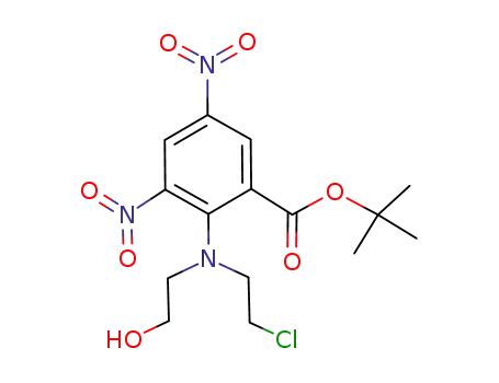 tert-butyl 2-[(2-hydroxyethyl)(2-chloroethyl)amino]-3,5-dinitrobenzoate