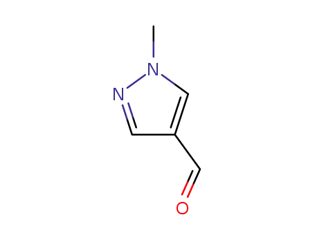 Molecular Structure of 25016-11-9 (1-Methyl-1H-pyrazole-4-carbaldehyde)