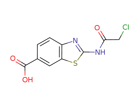 2-(2-chloroacetylamino)benzothiazole-6-carboxylic acid