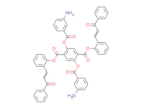 2,5-bis(m-aminobenzoyloxy)terephthalic acid bis(2-hydroxychalcone) ester