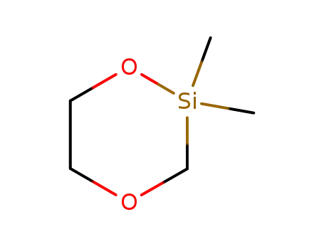 Molecular Structure of 18147-06-3 (2,2-dimethyl-1,4,2-dioxasilinane)