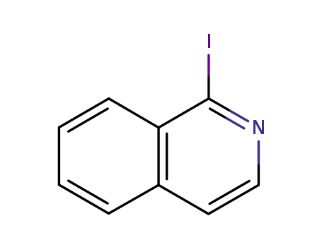 Molecular Structure of 19658-77-6 (1-IODOISOQUINOLINE)