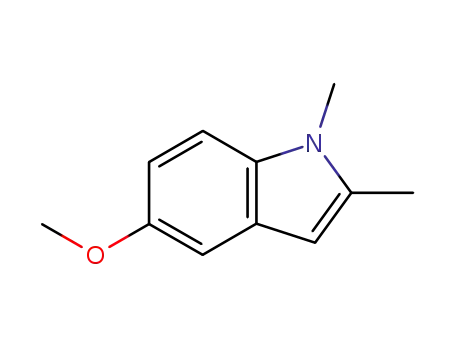 Molecular Structure of 17591-06-9 (1,2-DIMETHYL-5-METHOXYINDOLE)