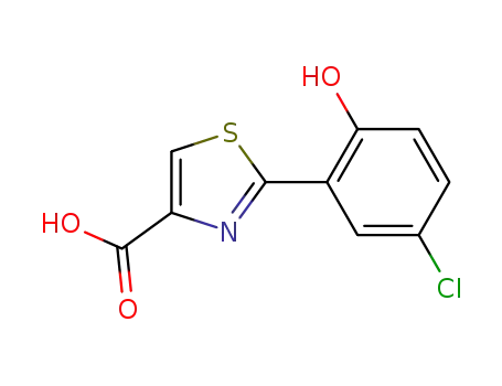 2-(5-chloro-2-hydroxyphenyl)-thiazole-4-carboxylic acid