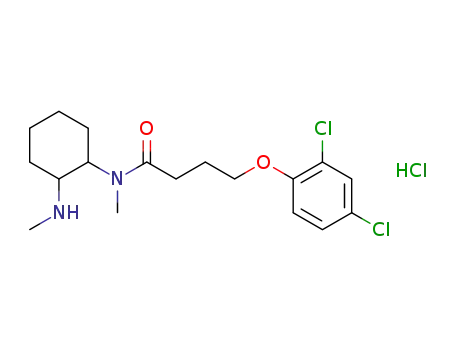 trans-(+/-)-4-(2,4-dichlorophenoxy)-N-methyl-N-[2-(methylamino)cyclohexyl]butanamide monohydrochloride