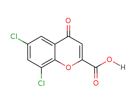 Molecular Structure of 16722-38-6 (6,8-DICHLOROCHROMONE-2-CARBOXYLIC ACID)