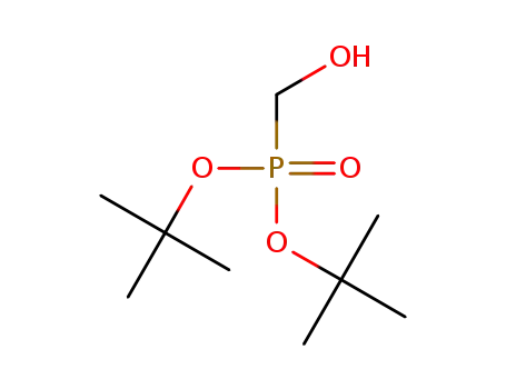 Molecular Structure of 115989-10-1 (Phosphonic acid, (hydroxymethyl)-, bis(1,1-dimethylethyl) ester)