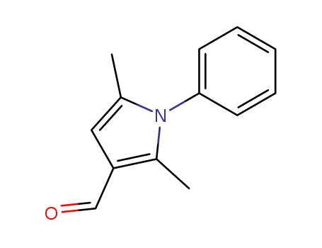 Molecular Structure of 83-18-1 (2,5-DIMETHYL-1-PHENYLPYRROLE-3-CARBOXALDEHYDE)