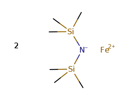 Molecular Structure of 14760-22-6 (Silanamine, 1,1,1-trimethyl-N-(trimethylsilyl)-, iron(2+) salt)