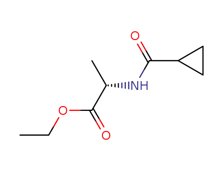2-(cyclopropanecarbonyl-amino)-propionic acid ethyl ester