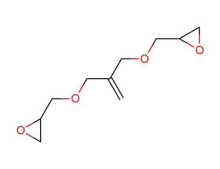 Molecular Structure of 3775-28-8 (Oxirane, 2,2'-[(2-methylene-1,3-propanediyl)bis(oxymethylene)]bis-)