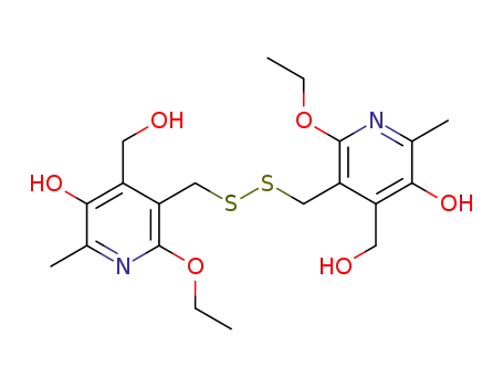 bis[2-methyl-3-hydroxy-4-hydroxymethyl-6-ethoxy-5-pyridylmethyl]disulfide