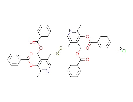 Bis[2-Methyl-3-Benzoyloxy-4-Benzoyloxymethyl-5-Pyridyl-methyl]Disulfide Dihydrochloride