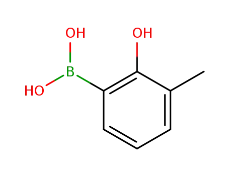 Molecular Structure of 259209-22-8 (2-HYDROXY-3-METHYLPHENYL BORONIC ACID)