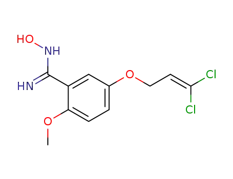 5-(3,3-dichloro-allyloxy)-N-hydroxy-2-methoxy-benzamidine