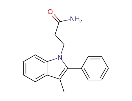 3-(3-methyl-2-phenyl-1H-indol-1-yl)propanamide
