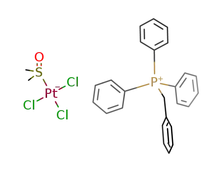benzyltriphenylphosphonium trichloro(dimethylsulfoxide)platinate(II)