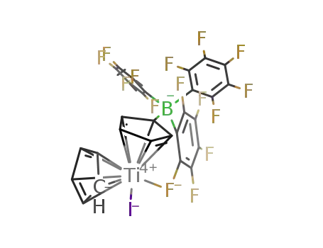 TiI(η5-cyclopentadienyl)(η5-C5H4B(C6F5)3)