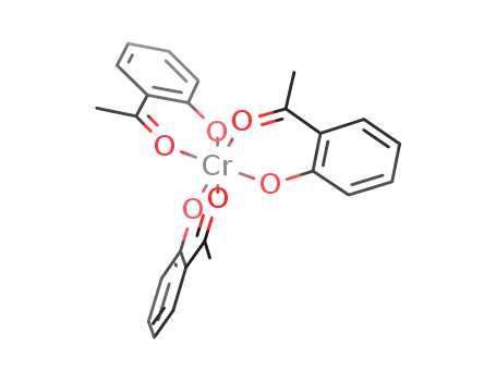 Molecular Structure of 62744-21-2 (chromium(3+) tris(2-acetylphenolate))