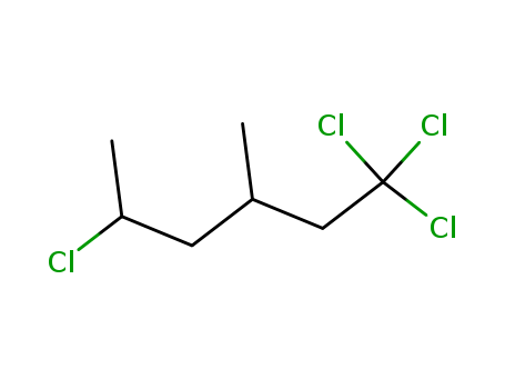 Molecular Structure of 13275-22-4 (Hexane, 1,1,1,5-tetrachloro-3-methyl-)