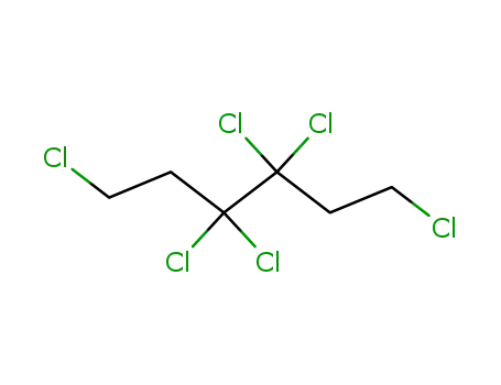 Molecular Structure of 58468-00-1 (Hexane, 1,3,3,4,4,6-hexachloro-)