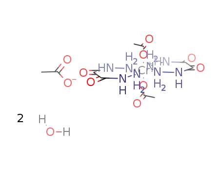 bis(oxaloylhydrazine)chromium acetate*2H2O