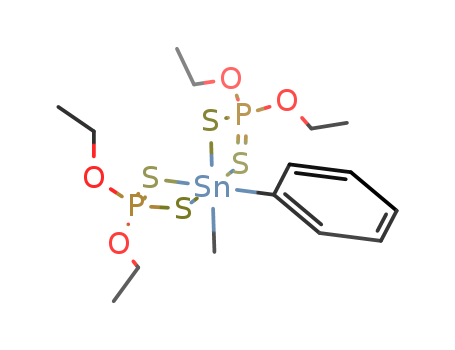 3,9-Dioxa-5,7-dithia-4,8-diphospha-6-stannaundecane, 4,8-diethoxy-6-methyl-6-phenyl-, 4,8-disulfide
