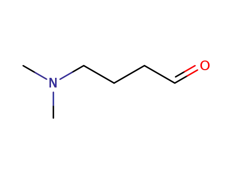 Molecular Structure of 104459-70-3 (4-(DIMETHYLAMINO)BUTANAL)