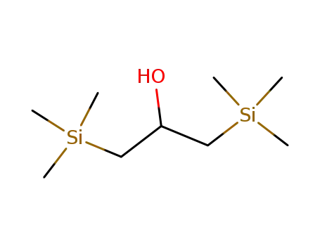 Molecular Structure of 17887-33-1 (2-Propanol, 1,3-bis(trimethylsilyl)-)