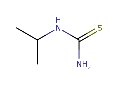 Molecular Structure of 1719-76-2 (ISOPROPYLTHIOUREA)