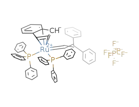 [Ru(η(5)-indenyl)(=C=C=CPh2)(triphenylphosphine)2](hexafluorophosphate)