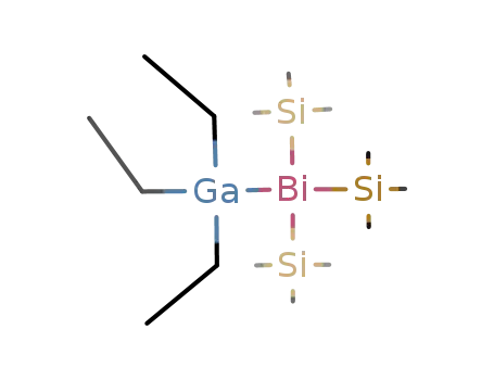 (C2H5)3GaBi(Si(CH3)3)3