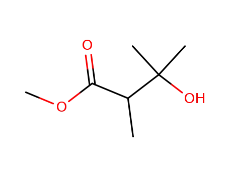 Molecular Structure of 90046-82-5 (Butanoic acid, 3-hydroxy-2,3-dimethyl-, methyl ester)