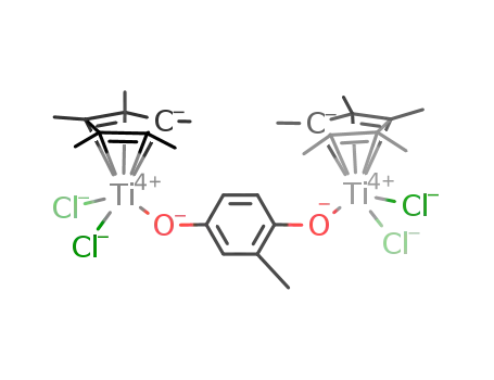 (μ-2-methyl-1,4-benzenediolato(2-))bis[dichloro(pentamethylcyclopentadienyl)titanium(IV)]