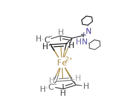 (C5H5)Fe(C5H4C(NC6H11)(NHC6H11))