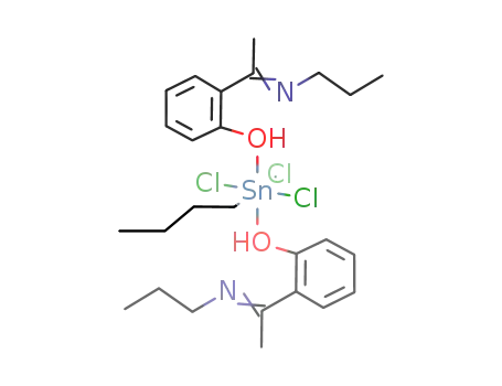 trans-(n-Bu)SnCl3(N-(n-propyl)-2-hydroxyacetophenylideneimine)2