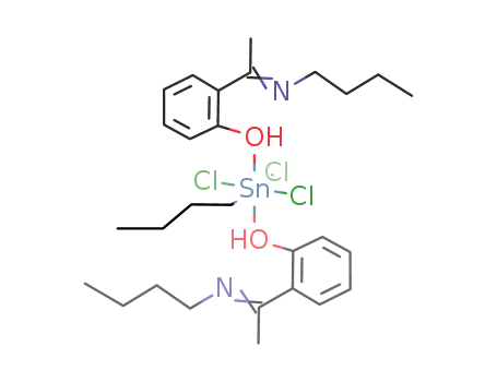 trans-(n-Bu)SnCl3(N-(n-butyl)-2-hydroxyacetophenylideneimine)2