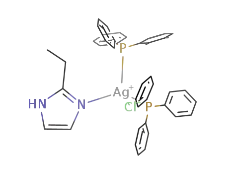 [AgCl(2-ethylimidazole)(PPh3)2]