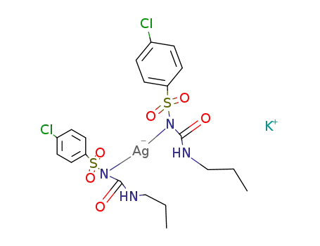 potassium bis{N-((propylamino)carbonyl)-4-chlorobenzenesulfonamido}argentate