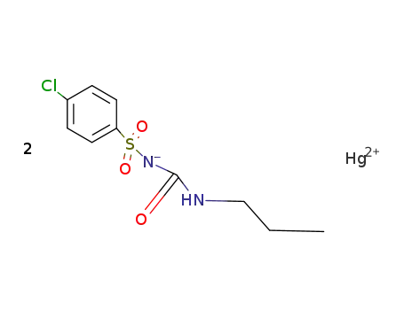mercury bis{N-((propylamino)carbonyl)-4-chlorobenzenesulfonamide}