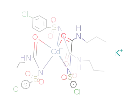 potassium tris{N-((propylamino)carbonyl)-4-chlorobenzenesulfonamido}cadmate