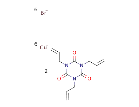 [(triallyl-1,3,5-triazine-2,4,6-(1H,3H,5H)-trione)2hexabromohexacopper(I)](n)