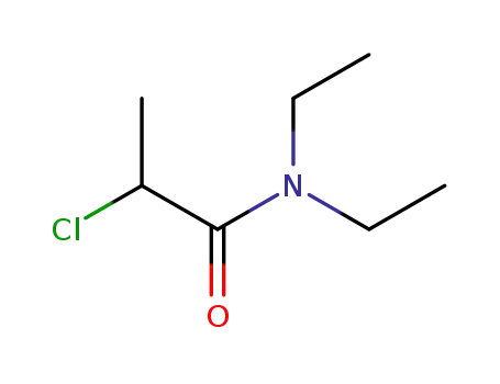 Molecular Structure of 54333-75-4 (N,N-Diethyl-2-chloropropionamide)